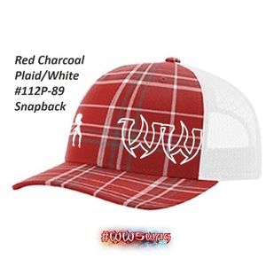 Hat - Trucker Snapback #112P - Red Plaid